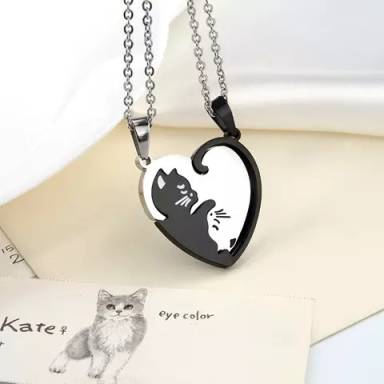 Couple Heart Necklace