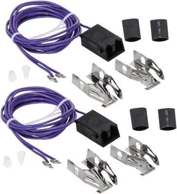 2 Pack WB17T10006 Electric Stove Range Burner Terminal Block Kit for Hotpoint Replaces WB17K10003 WB17T10001 AP3203326 PS783534