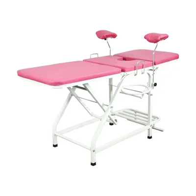 Simply Equipped Carbon Steel Sprayed Gynecological Examination Bed