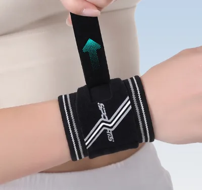Adjustable Flexible Colorful Sports Badminton Women Men Wholesale Soft Wrist Sleeves