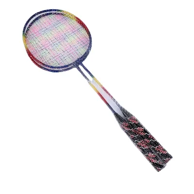 Cheap Price Iron Badminton Racket Set in Mesh Bag With Factory Price Badminton Racket