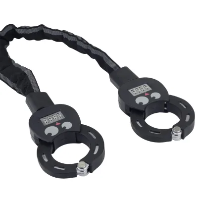Cross Border Factory Direct Connection Electric Scooter Lock, bicycle and Outdoor Heavy-duty Fabric Covered Chain Lock
