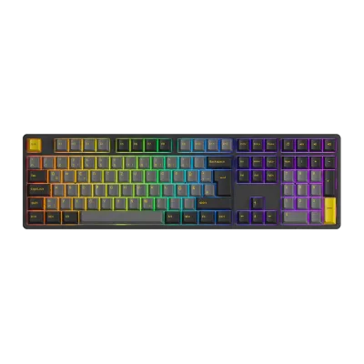 Akko Black & Gold 5108B Plus ISO DE UK Nordic Hot Swap Wireless Keyboard 3 Mode 108 Keys Standard Keyboard
