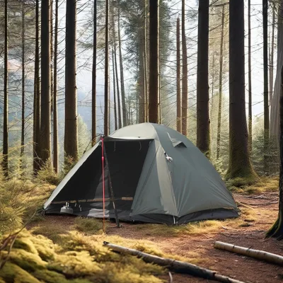 Outdoor Portable Folding 2-3 Person Wind Resistant Camping Tent UV Protect Waterproof
