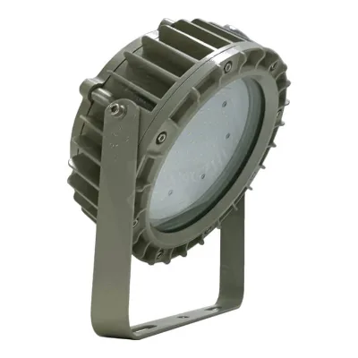 C23FSeries 10 20W 30W 50W 70W 100W Round Yellow/Gray G3/4 2 Dual Double 3 Triple Cable Outlet Input Ex LED Explosion Proof Light