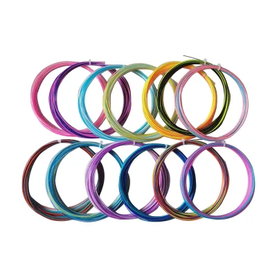 Factory-Mixed Sale Badminton Rackets Strings 0.67mm 28~30LBS Tension Available in Different Colors