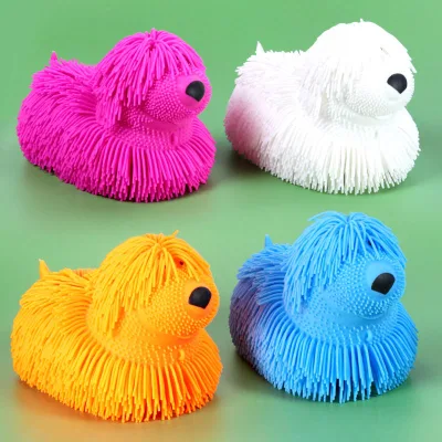 Wholesales Cute Colorful Dog Cat Fidget Sensory Soft TPR Big Size Stress Relief Squeeze Toys for Kids Adults