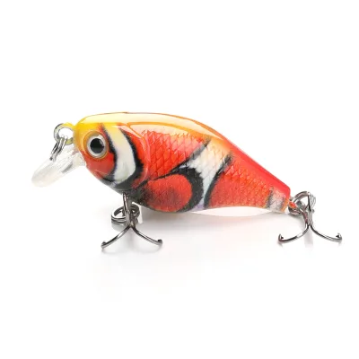 Fishing Lure 4cm 4g Crankbait Artificial Fishing Bait Mini Minnow Square Bill Crankbait