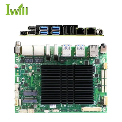 Professional 3.5 Inch Fanless Industrial Motherboard Intel Elkhart Lake J6412 Motherboard with 6 COM RS232 RS485 Intel I210 LAN