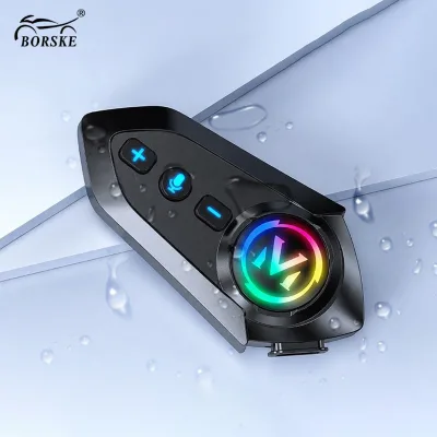 500mAh Battery Waterproof Intercom Motorcycle Helmet Headset with 100 Hours Standby Time