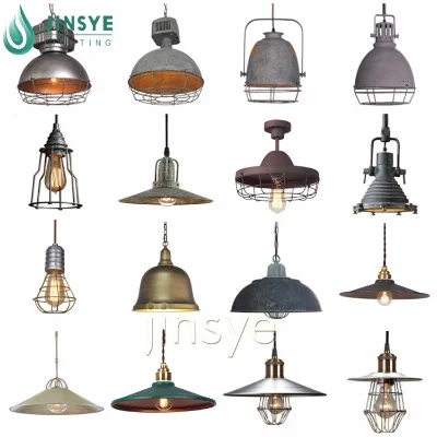 Bronze/rustic Metal Pendant Lamp Indoor Decorative Industrial Light Shade