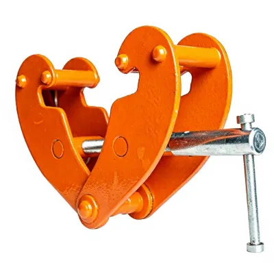 10Ton I Beam Clamp Alloy Steel Non Marring for Bulk Material Handling