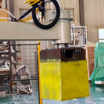 Dust Explosion Protected Column Palletizing Robot for Flour Feed Plastic Bag Stacking Production Line