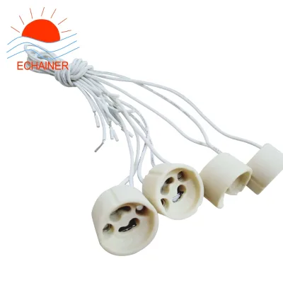 GU10 spotlight socket ceramic material