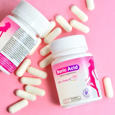 Chinaherbs Best Selling Vaginal Pops Boric Acid Capsules Intimate Women's Health Solution Boric Acid Powder Pills