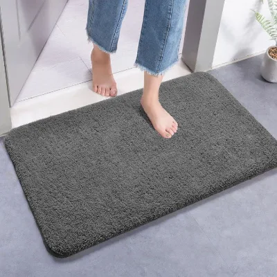 Shaggy Carpet Thickened Absorbent Throw Rug Non - slip Doormat