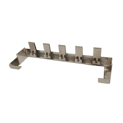 Factory OEM Custom Made Stamping Parts Nickel Plated Spring Steel Battery Holder