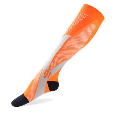 New arrival Socks Sports Running Women Men Colorful Compression Stockings Knee High Football Socks
