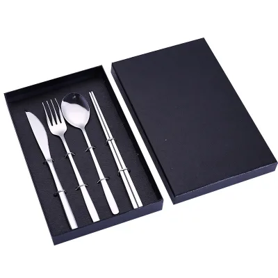 Modern Personal Stainless Steel Flatware Set Dinner Forks/Spoons/Knives Tableware Cutlery Set for Home Restaurant Party