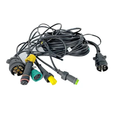 Way Plug Inline Trailer Cord Wire Cable Towing Wiring Connect Kit for RV Camper Truck Weatherproof and Corrosion Resistant