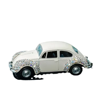 Diamond-Encrusted Aromatherapy Car Ornaments New Double Love Car Accessories Decorations