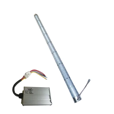 DC24V 288leds/m 1m Length Auto Program Rgb Pole Tube Color Changing Lighting for Kids Bumper Car