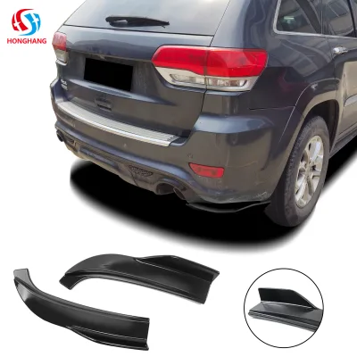 Honghang Factory Wholesale Rear Bumper Canards for Jeep Grand Cherokee SRT8 WK2 2011-2022 ABS Rear Corner Splitters