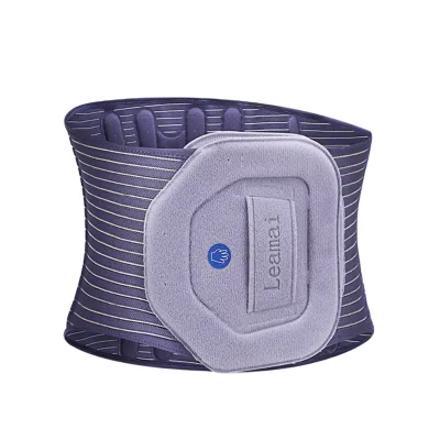 HOT STYLE in 2022 Lower Back Support Brace for HOME CARE and OFFICE WORKERS, OEM Is OK ,SIZE S-L,COLOR BLUE-GREY