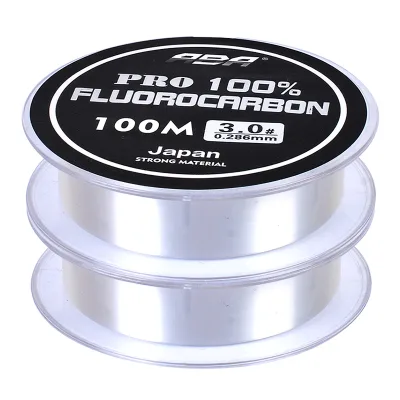 Fishing Reel Line Hooked Fluorocarbon Japanese 100meter