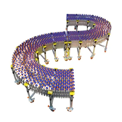 Factory Price Professional Custom Movable 360 Turning Skate Wheel Roller Conveyor System for Cartons