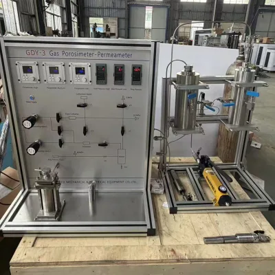 Core Analysis Instruments Porosity and Permeability Corelab Steady State Gas Permeameters and Porosimeters