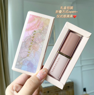 HERORANGE Crystal Square Tube Lipstick 6 Color Long-lasting Velvet Glossy Lip Stick Waterproof Sweat Proof No Fading Lipsticks