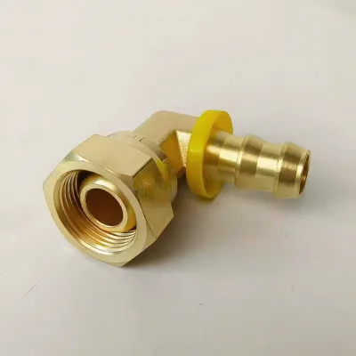 90 Degree Elbow JIC Swivel Push-on Hose Barb Fitting Hydraulic Hose Fittings