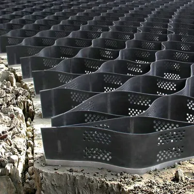 HDPE Geocell Ground Stabilizer Paver 50mm Height for Driveway Retaining Wall Road Construction