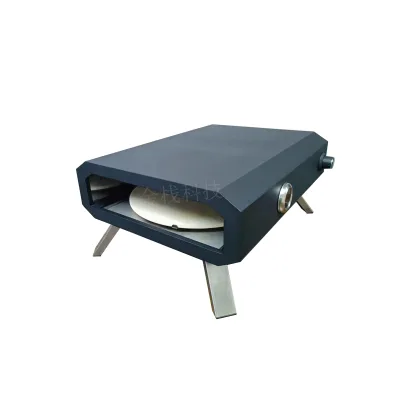 Modern Premium Outdoor Camping Gas Pizza Oven Luxurious Electric Turntable with LPG/NG Gas Powder Coated