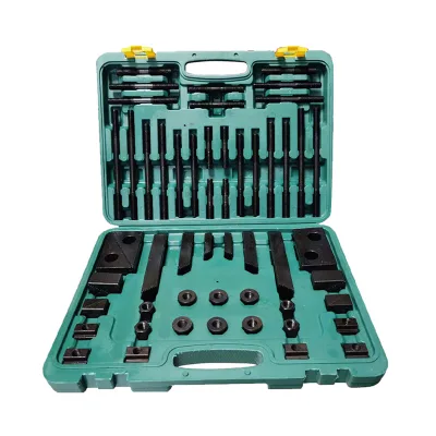 Other Machine Tools Accessories Steel Clamping Kit CK12 CK10 CK08 M20 M18 M16 M14 M12 M10 M08 58pcs T Nuts Clamping Kit 58pcs