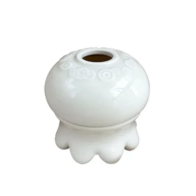 Ceramic Heated Massage Tool White Body Massager 115g for Full-Body Use