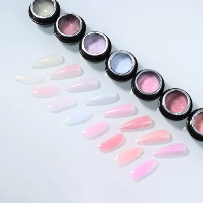 Self Leveling Gel Extension Tips UV Nail Gel Polish Quick Building Gel OEM Private Label 42 Colors