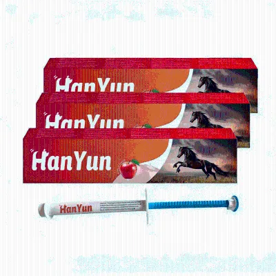 HANYUN OEM Apple-flavored Horse Health Supplement with Scientific Dosage & Herbal Essence Weight-Calibrated Syringe for Horses