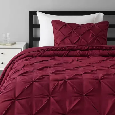 Wholesale Luxury Pinch Pleat Bedroom Comforter Quilt Luxury Duvet Bedding Set with Pillowcases
