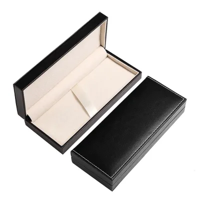 GemFully Stationery Set Gift Box Leather Pen Box Leather Pen Holder Handmade Genuine Leather Pen case