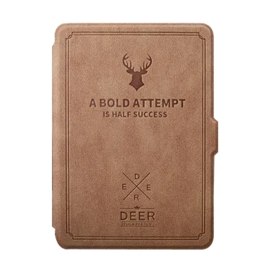 Many Colors Factory Price Smart Magnetic Deer Pattern Soft Silicone Back High Protective Tablet case for Kindle Paperwhite 123