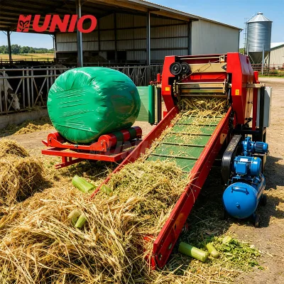 Uniform Film Wrapping Moisture Proof Storage Livestock Forage Baler Wrapper