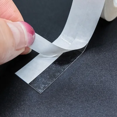 Clear Fabric Double Sided Clothing Tape with Dispenser Lingerie Tape