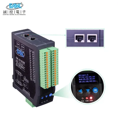 16-Way Optocoupler Analog Input Interface Remote IO Module with Ethernet/IP Network Switching Digital Input/Output Type