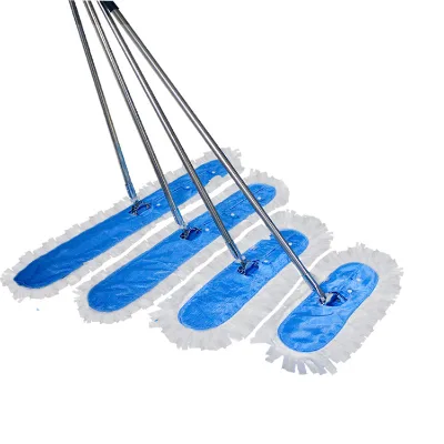 High Water Absorption Lint Free Floor Dust Cleaning 45cmx17cm Replaceable Flat Square ESD Antistatic Cleanroom Microfiber Mops