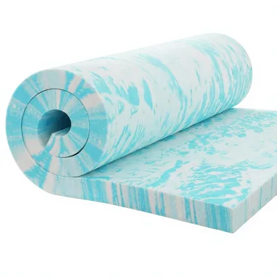 3" Full Gel Memory Foam Mattress Topper, Ventilated Plush Gel Overlay for Dorm RV Sleeper Sofa Refreshes Old Mattresses