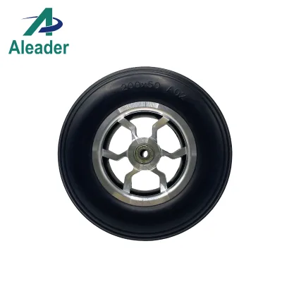 8-Inch Durable Safe Polyurethane Tire Wheels - Lightweight & Maintenance-Free Design