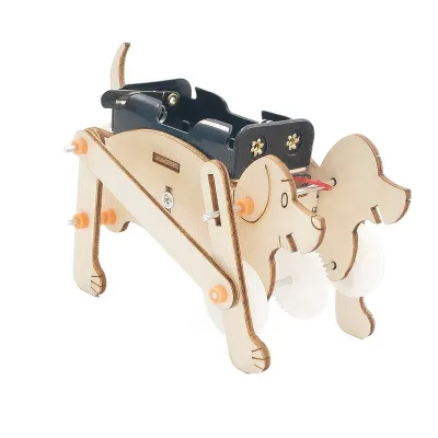 3D Puzzled Diy Assembly Education Science Set Toys Mechanical Dog Toy