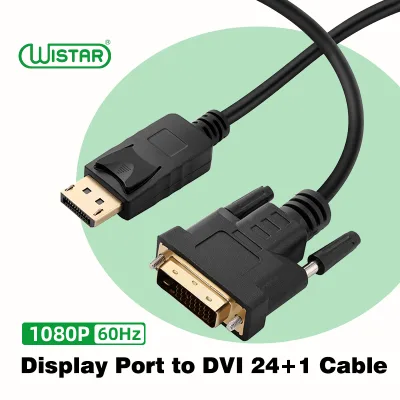 High Quality 1.8m Gold Plated DP to DVI24+1 Adapter Cable to DVI Graphics Card Conversion Cable for Monitor Casting
